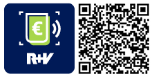 Service-Apps QR-Code für die App R+V-Restkredit