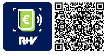 Service-Apps QR-Code für die App R+V-Restkredit